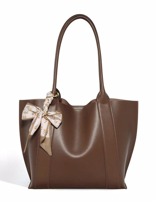 Genuine Leather Soft Fashionable Tote Bag for Women woyaza