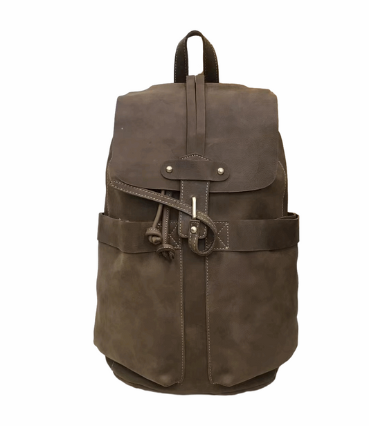 Leather Vintage Men's Backpack Travel Woyaza