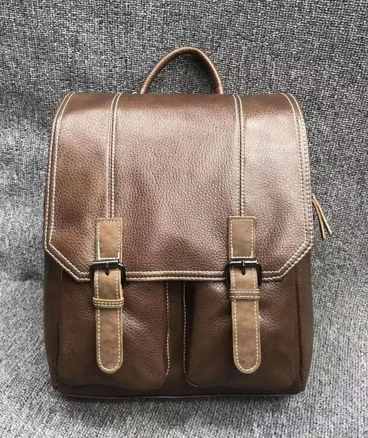 Genuine Leather Vintage Women's Backpack woyaza