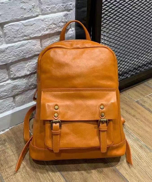 Vintage Leather Backpack for Women Woyaza