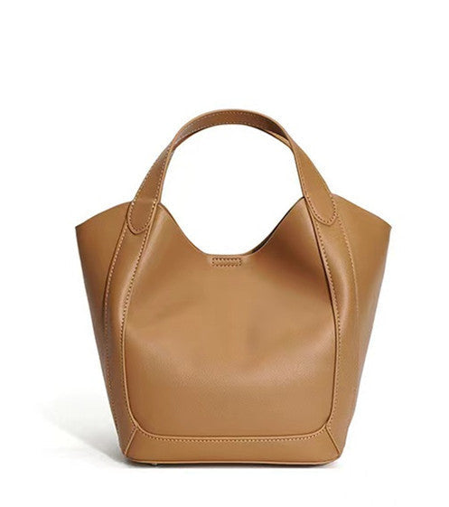 High-Quality Fashionable Bucket Bag Leather woyaza