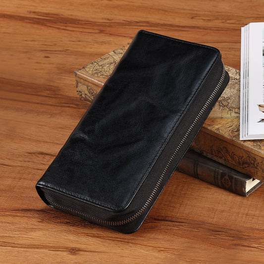Genuine Leather Wallet for Men with RFID Protection woyaza