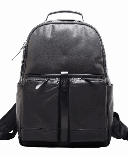 Vintage Leather Men's Backpack Large Capacity Woyaza