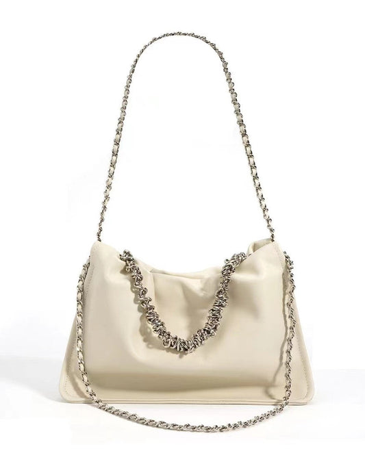 Genuine Leather Fashion Handbag Chain Shoulder Bag Soft Leather Luxury woyaza