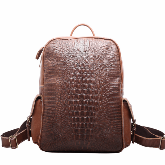 Leather Vintage Men's  Casual Bagpack Woyaza