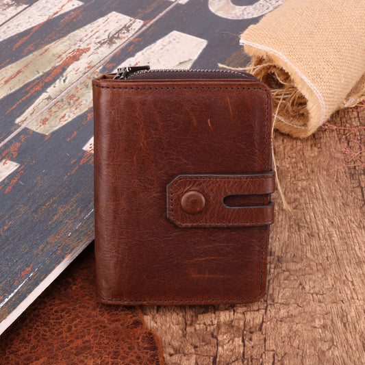 Premium Quality Men's Genuine Leather RFID Wallet Woyaza