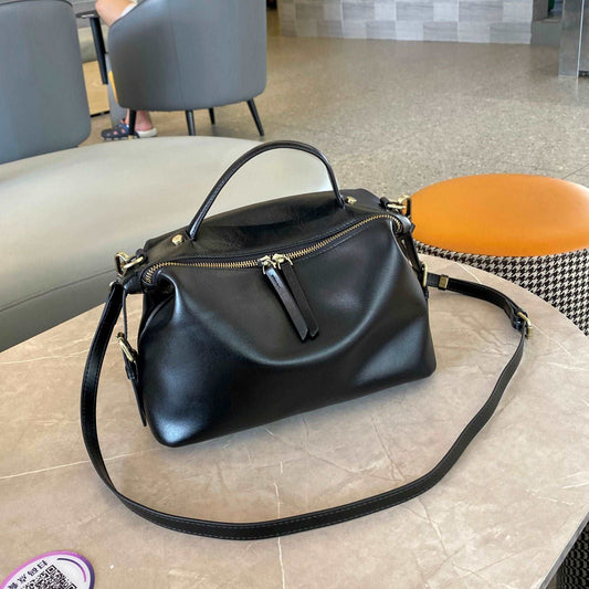 Genuine Leather Fashion Handbag Shoulder Bag woyaza