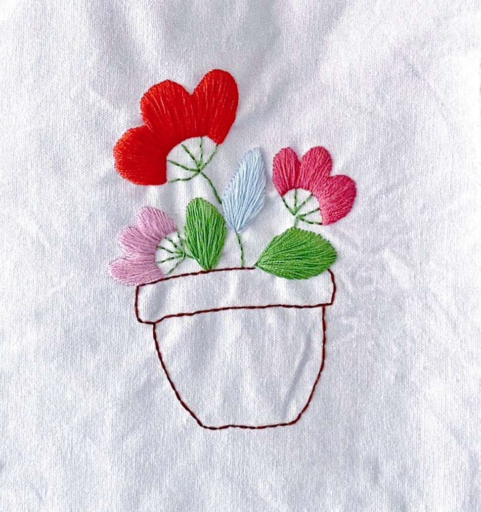 The perfect gift for someone who loves nature and sustainable style—this floral hand-embroidered tote combines craftsmanship with eco-conscious design.