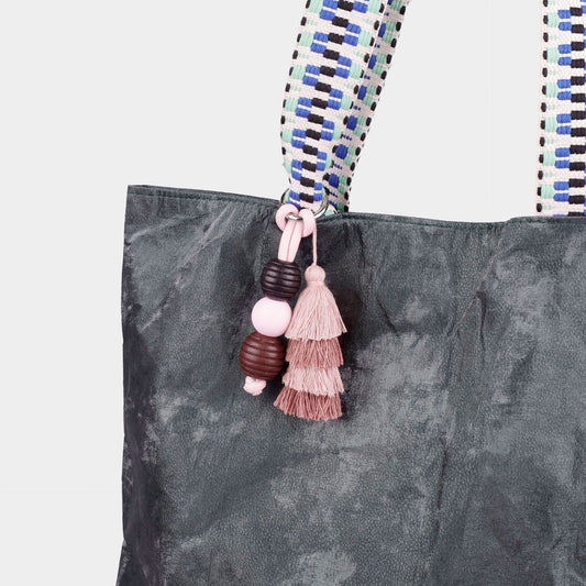 Beaded Fringe Bag Pendant