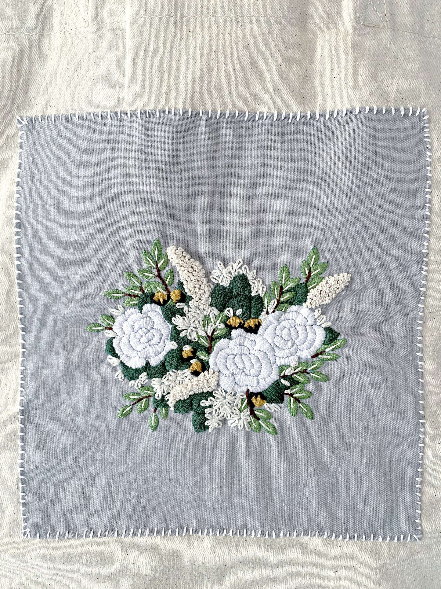 A hand-embroidered floral tote that feels like a "forever gift"—the kind of sturdy, artistic piece a friend unboxes and immediately recognizes as a reflection of their own style.