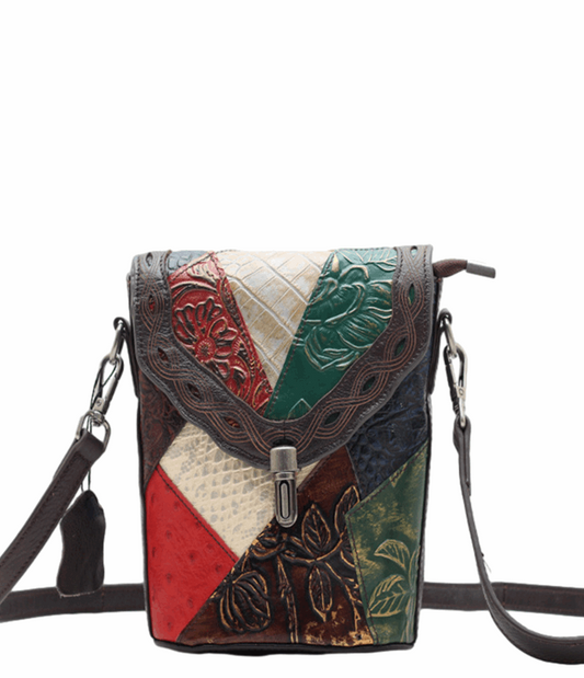 Vintage Leather Bucket Bag for Women Woyaza