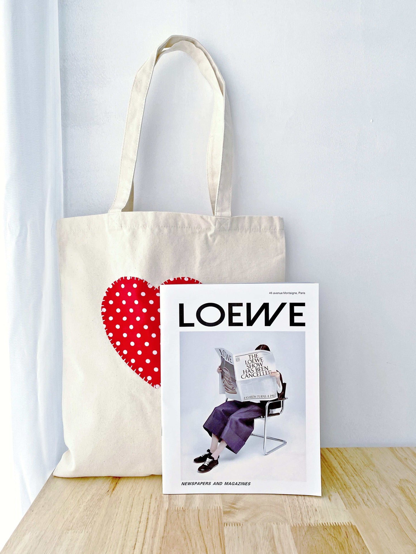 This is not just a high-capacity shopper but a reminder to carry a little bit of love and craftsmanship with you throughout a stressful workday.