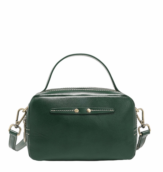 Genuine Leather Fashion Shoulder Bag Women Handbag Crossbody Purse - woyaza