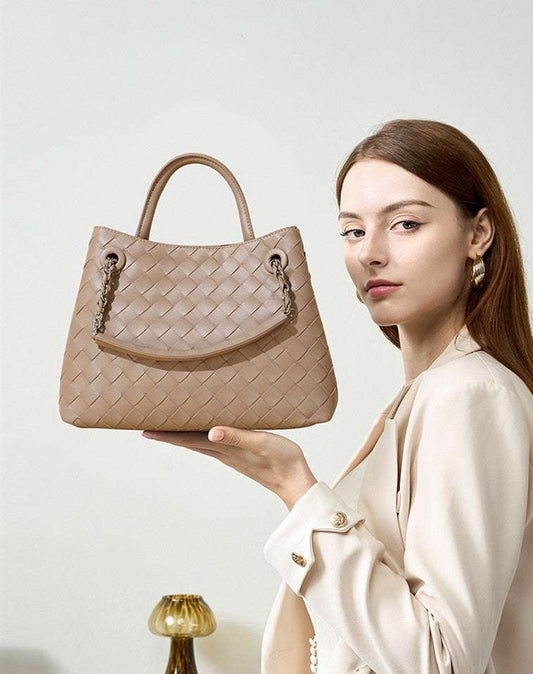 elegant handmade leather purse for women