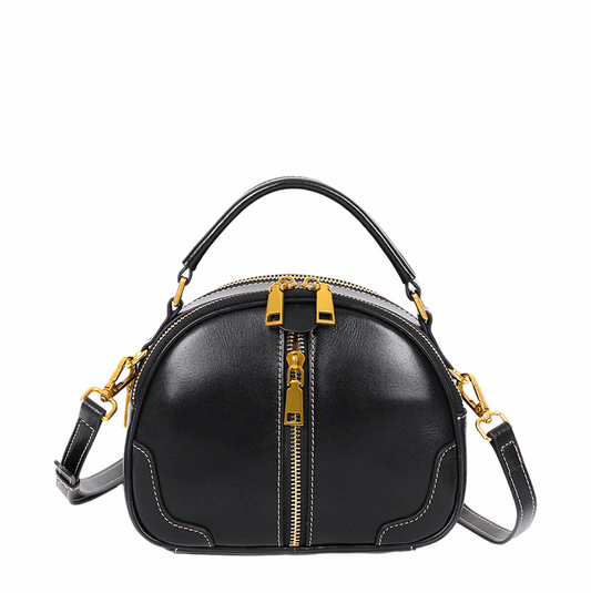 Genuine Leather Ladies Fashion Handbag Shoulder Bag Crossbody Bag - woyaza