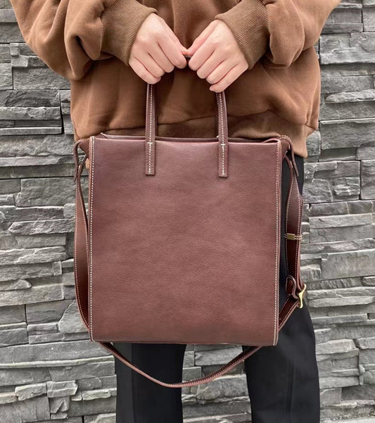Premium Leather Tote Bag for Women's Work