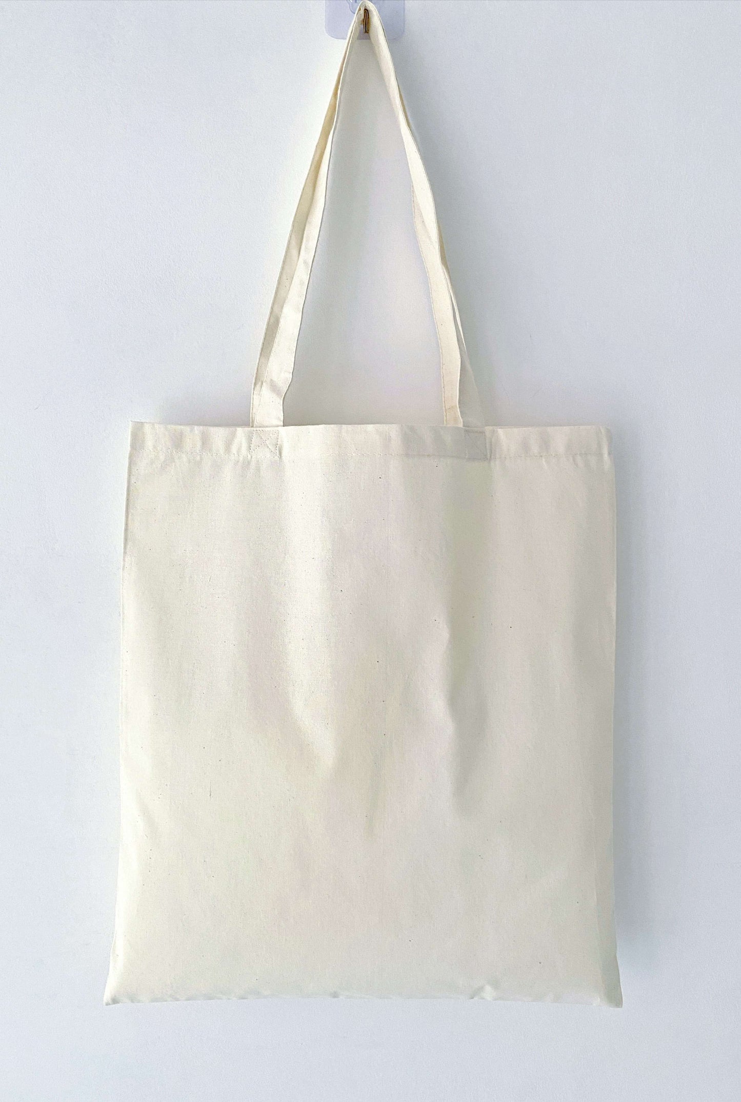 Breathable cotton gym tote with hand-printed women design for yoga
