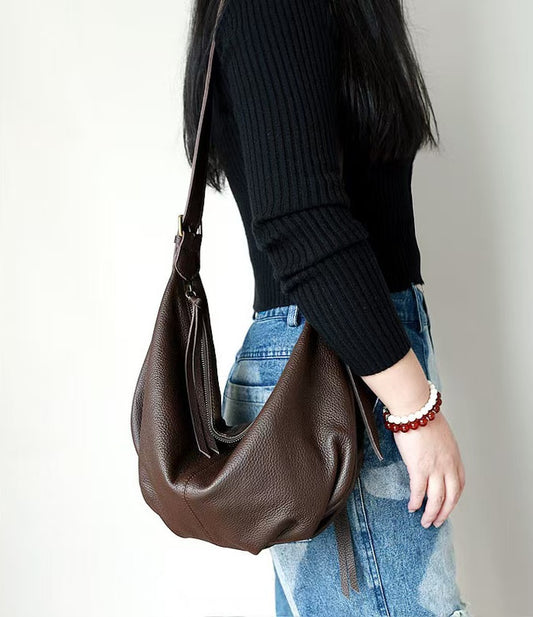 stylish semi circle shoulder bag