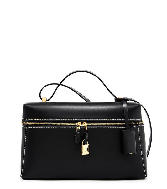 Elegant Leather Square Crossbody Bag for Women