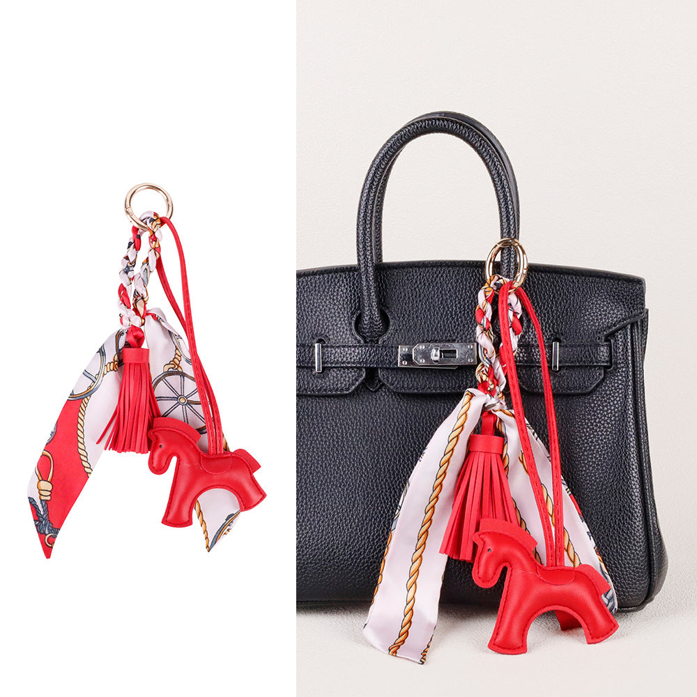 Small horse charm prepared as a thoughtful gift