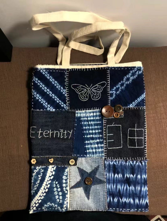 Durable machine-made canvas tote bag for everyday use and eco-friendly shopping