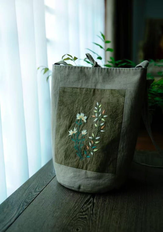 handcrafted fabric bag suitable for creative and eco-minded lifestyles