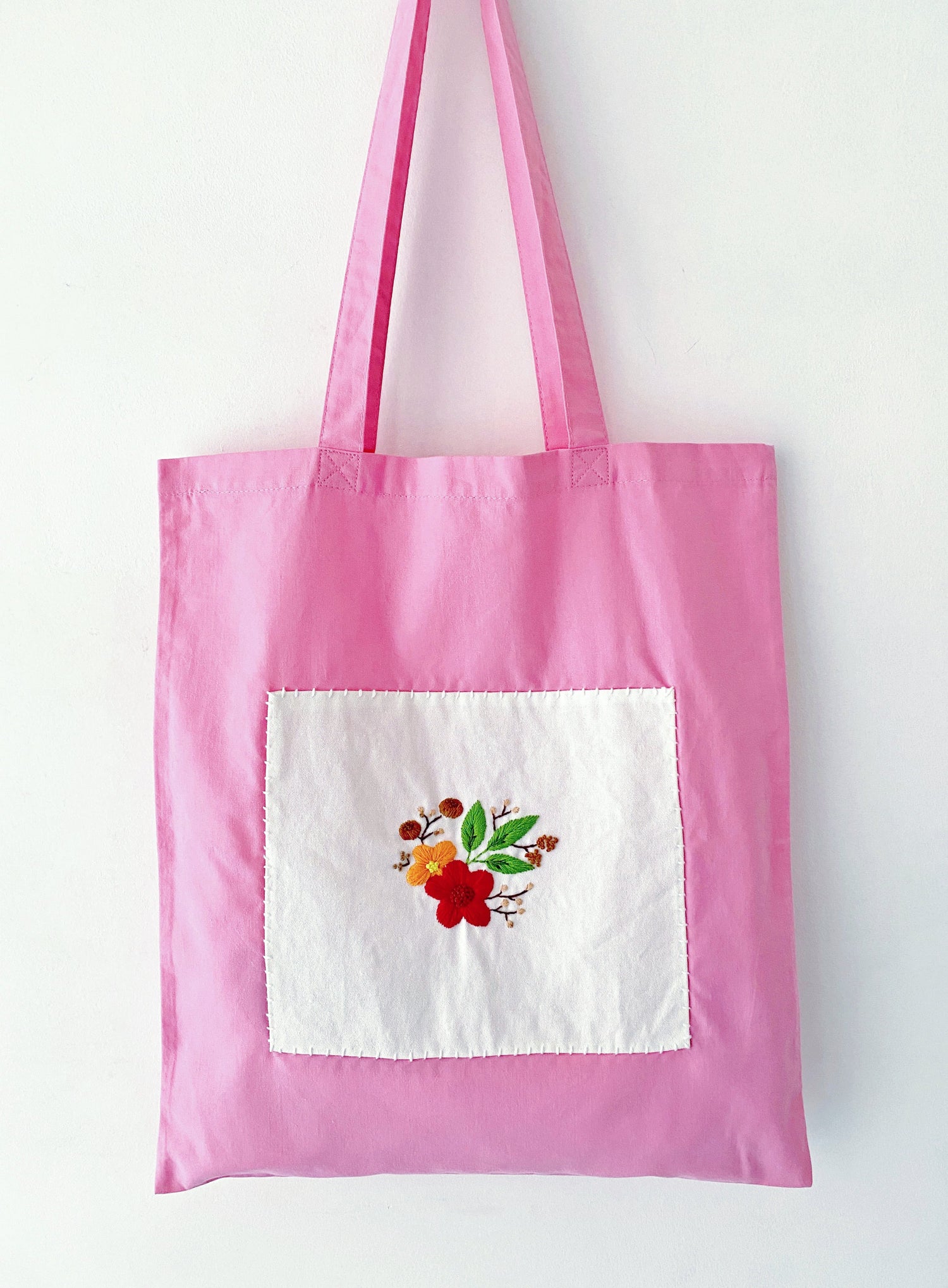 Floral embroidered shoulder bag, perfect for gifting to fashion lovers