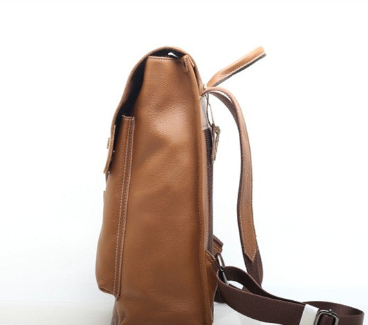 Stylish Leather Backpack for Travelers and Commuters Woyaza