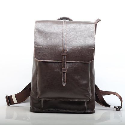 Sophisticated Leather Backpack for Work and Leisure Woyaza