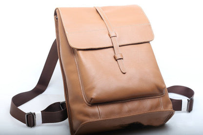 Executive Style Leather Backpack for Men and Women Woyaza