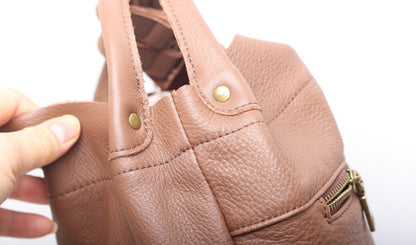 Premium Leather Backpack Woyaza