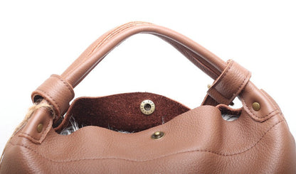 Trendy Leather Casual Bag Woyaza
