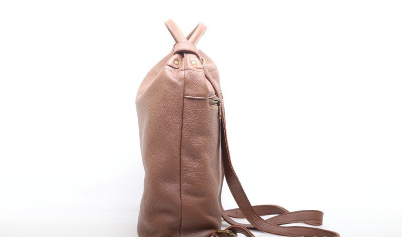 Sophisticated Leather School Bag Woyaza