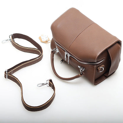 Retro Style Women's Leather Work Crossbody woyaza