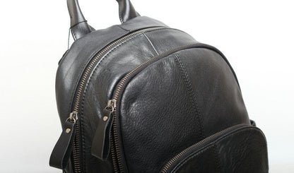 Versatile Leather Backpack Women Business Casual woyaza