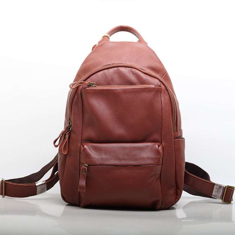 Sleek Genuine Leather Women's Backpack for Commuting woyaza