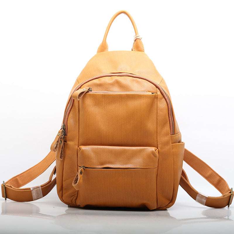 High-Quality Leather Women's Backpack for Trendsetters woyaza