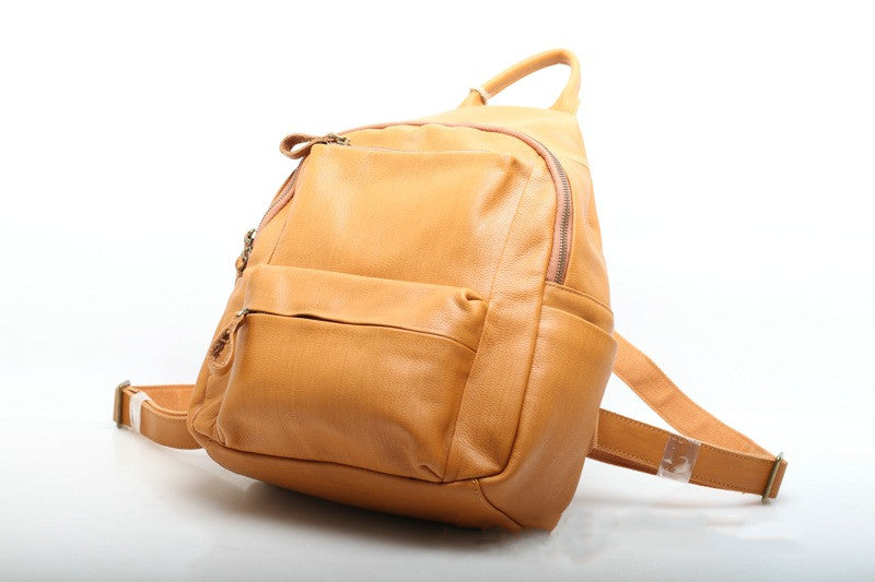 Stylish Leather Women's Backpack Shopping woyaza