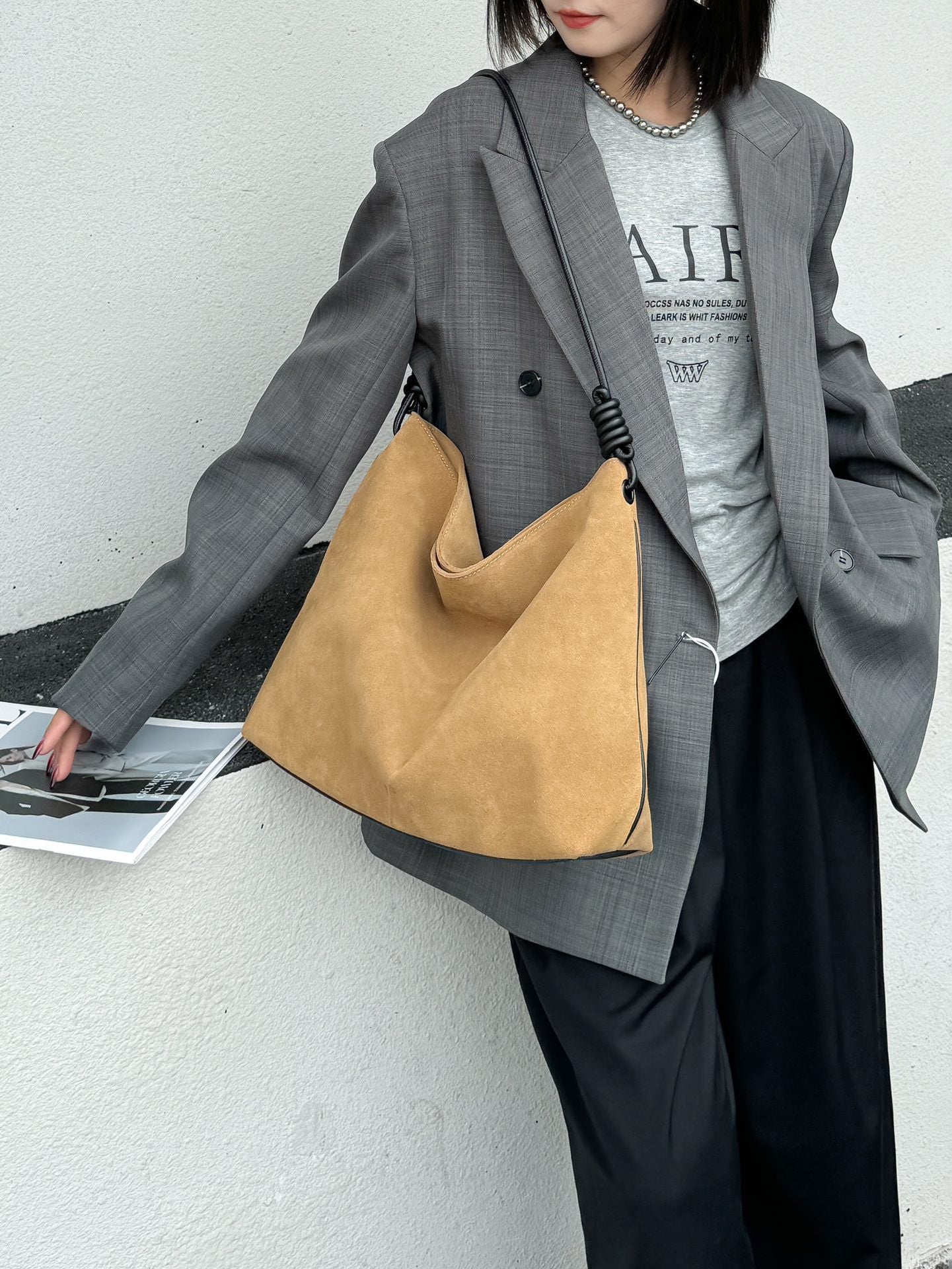 Handmade Soft Leather Tote Bag for Stylish Women