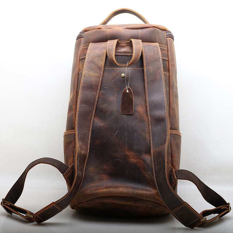 Retro Style High Volume Backpack for Traveling Men woyaza