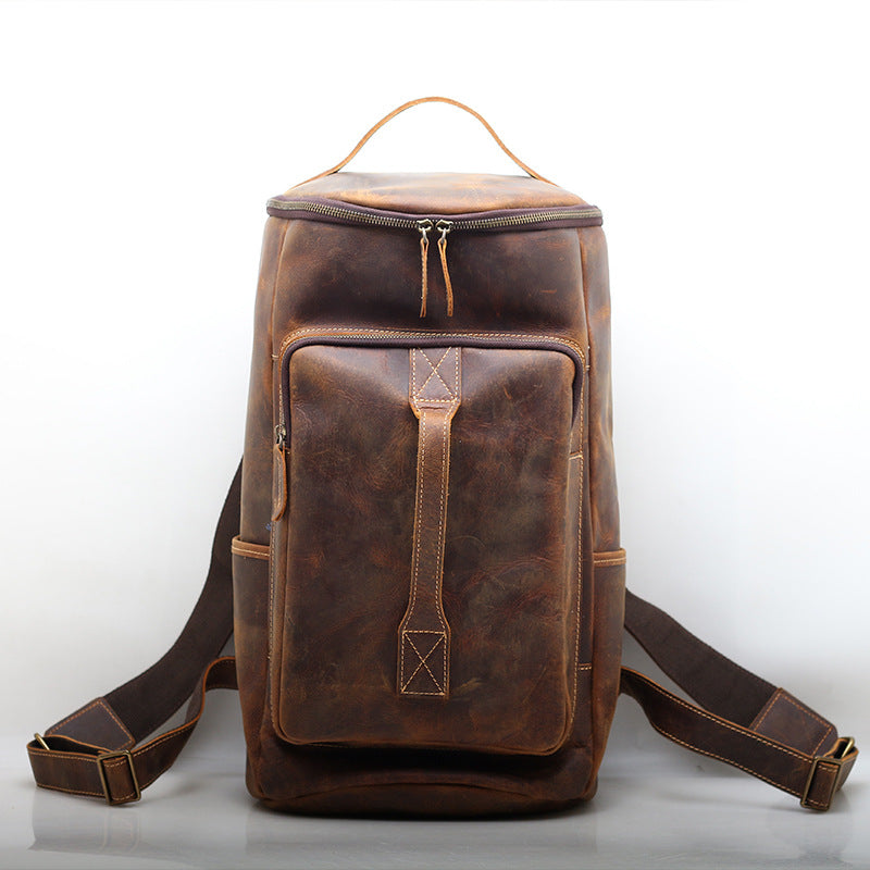 Large Capacity Retro Style Backpack for Men woyaza