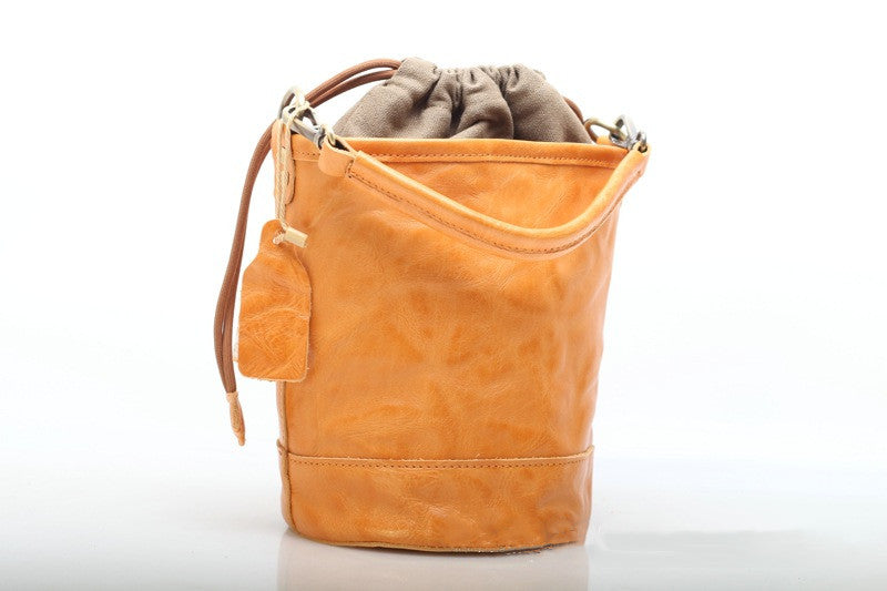 Classic Leather Shoulder Bag woyaza