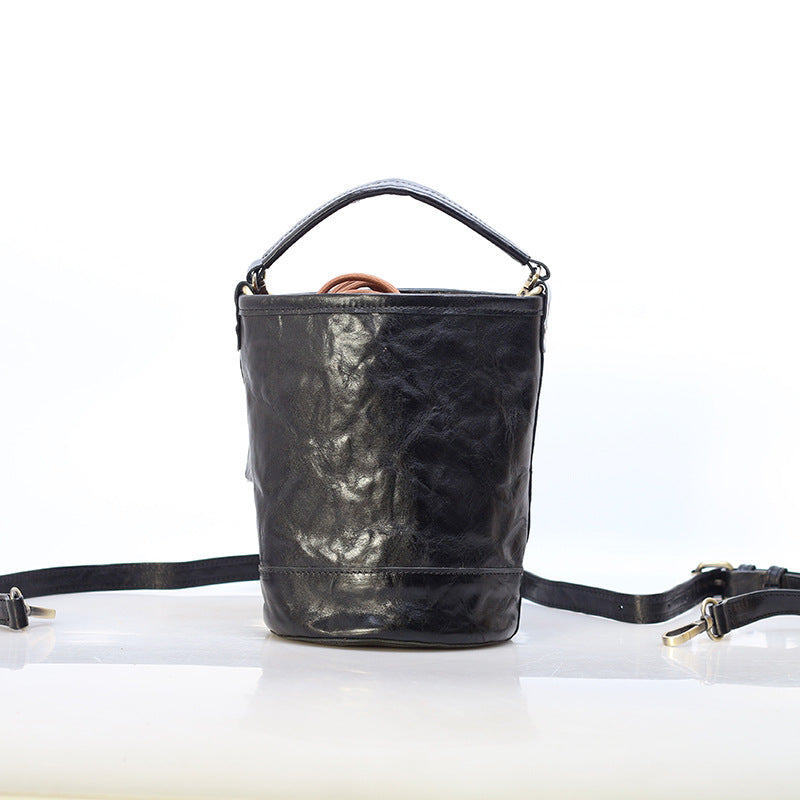 Polished Leather Weekender Bag woyaza