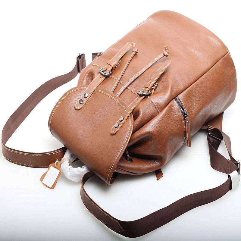 High-Quality Vintage Leather Men's Backpack for Everyday Carry Woyaza