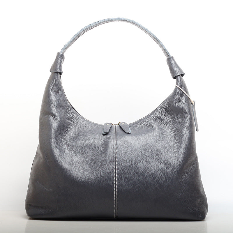 Polished Leather Work Bag for Elegant Ladies woyaza