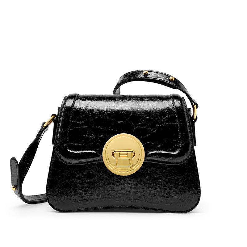Soft Leather Crossbody Bag for Casual Elegance
