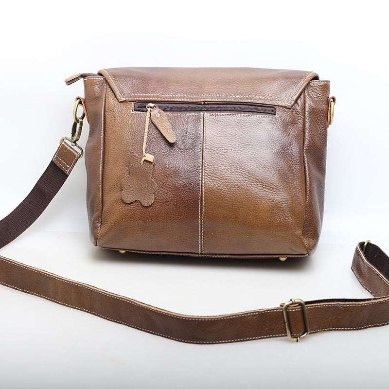 Timeless Leather Messenger Bag Classic Appeal woyaza