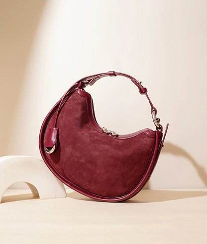 Durable Soft Leather Tote Handbag for Women with Adjustable Strap