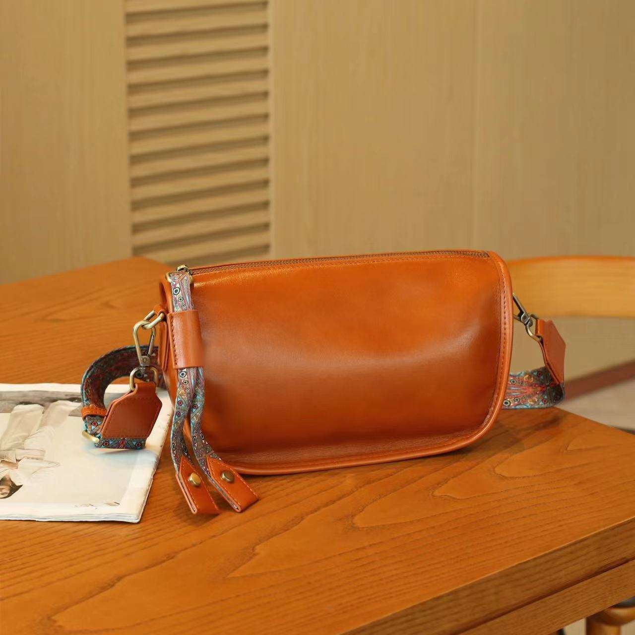 Premium Soft Leather Women's Crossbody Purse Luxury Fashion Statement woyaza