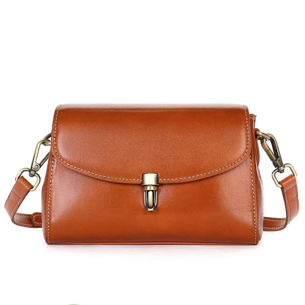 Statement Piece: Women's Fashion Leather Crossbody Bag woyaza